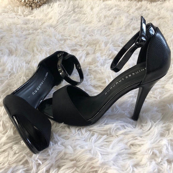 chinese laundry black heels